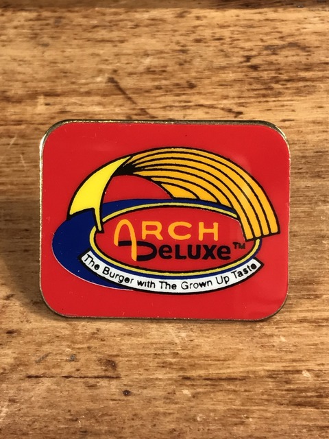 Vintage McDonald's “Arch Deluxe” Metal Pins (1)