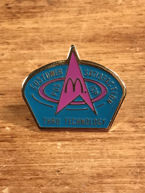 Vintage McDonald's “Customer Satisfaction” Metal Pins (1)