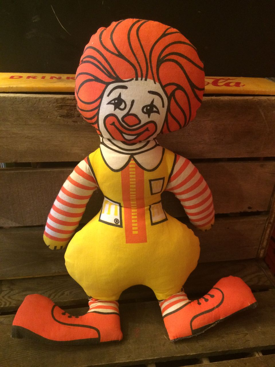 1978マクドナルド ビンテージジャンボ 53cm ドナルド ポケットに