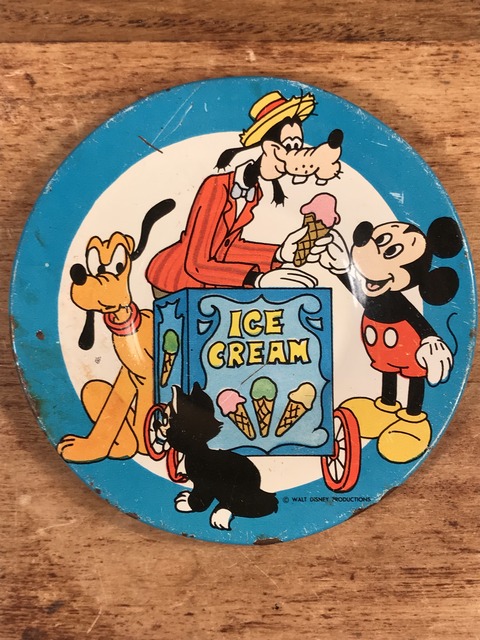 Vintage Disney “Ice Cream” Play house Tin Dish (41)