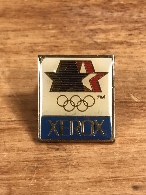 Vintage Olympic “Xerox” Enamel Pins (1)