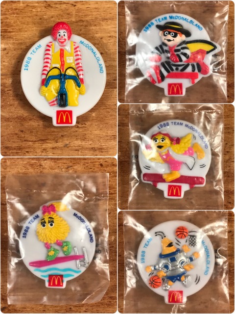80年代 ビンテージ マクドナルド バッジ ハッピーミール