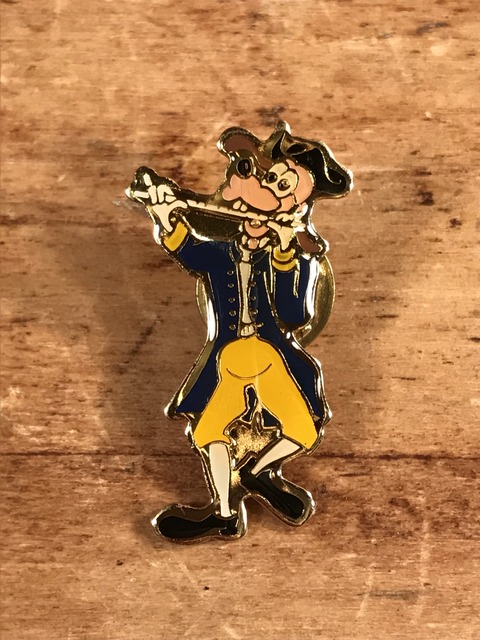 Vintage Disney “Goofy Flute” Enamel Pins (1)