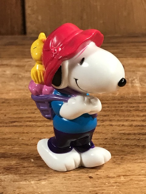 Vintage Peanuts Snoopy & Woodstock “Hiking” PVC Figure (18)