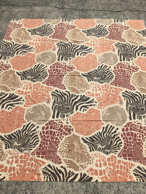 Vintage Camouflage Animal Twin Flat Sheet (1)