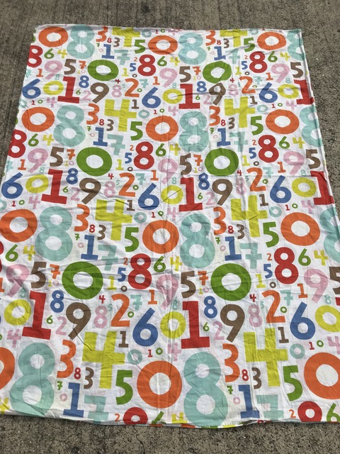 Vintage Various Numeral Flat Sheet (1)