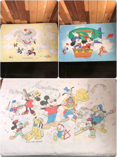 Vintage Disney Mickey Air Mobile Pillow Case