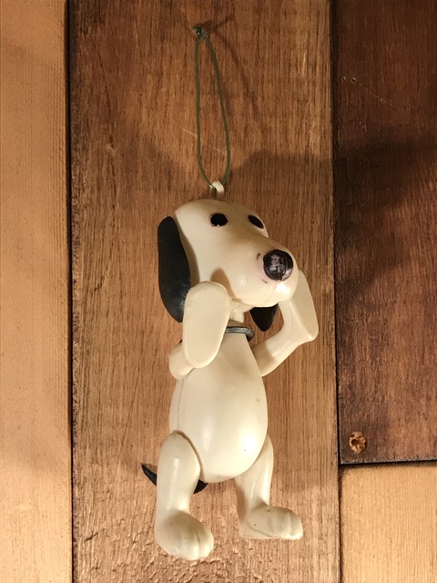 Vintage Hong Kong Snoopy Plastic Ornament Figure (20)