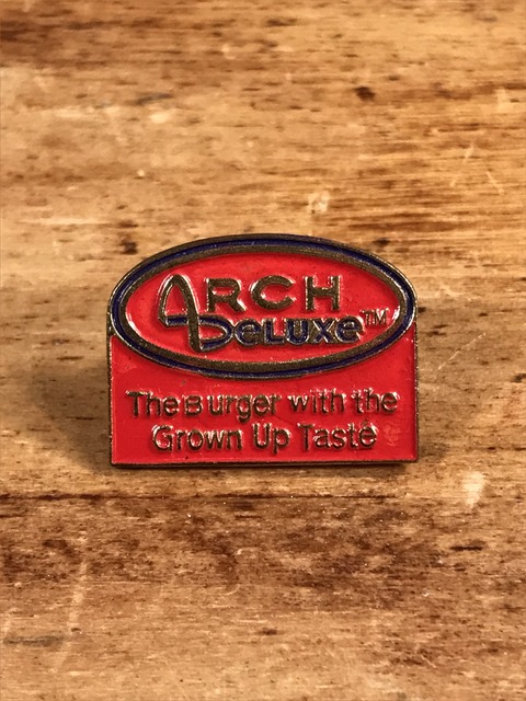 Vintage McDonald's “Arch Deluxe” Metal Pins (1)