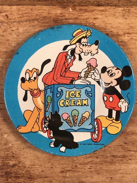 Vintage Disney “Ice Cream” Play house Tin Dish (61)