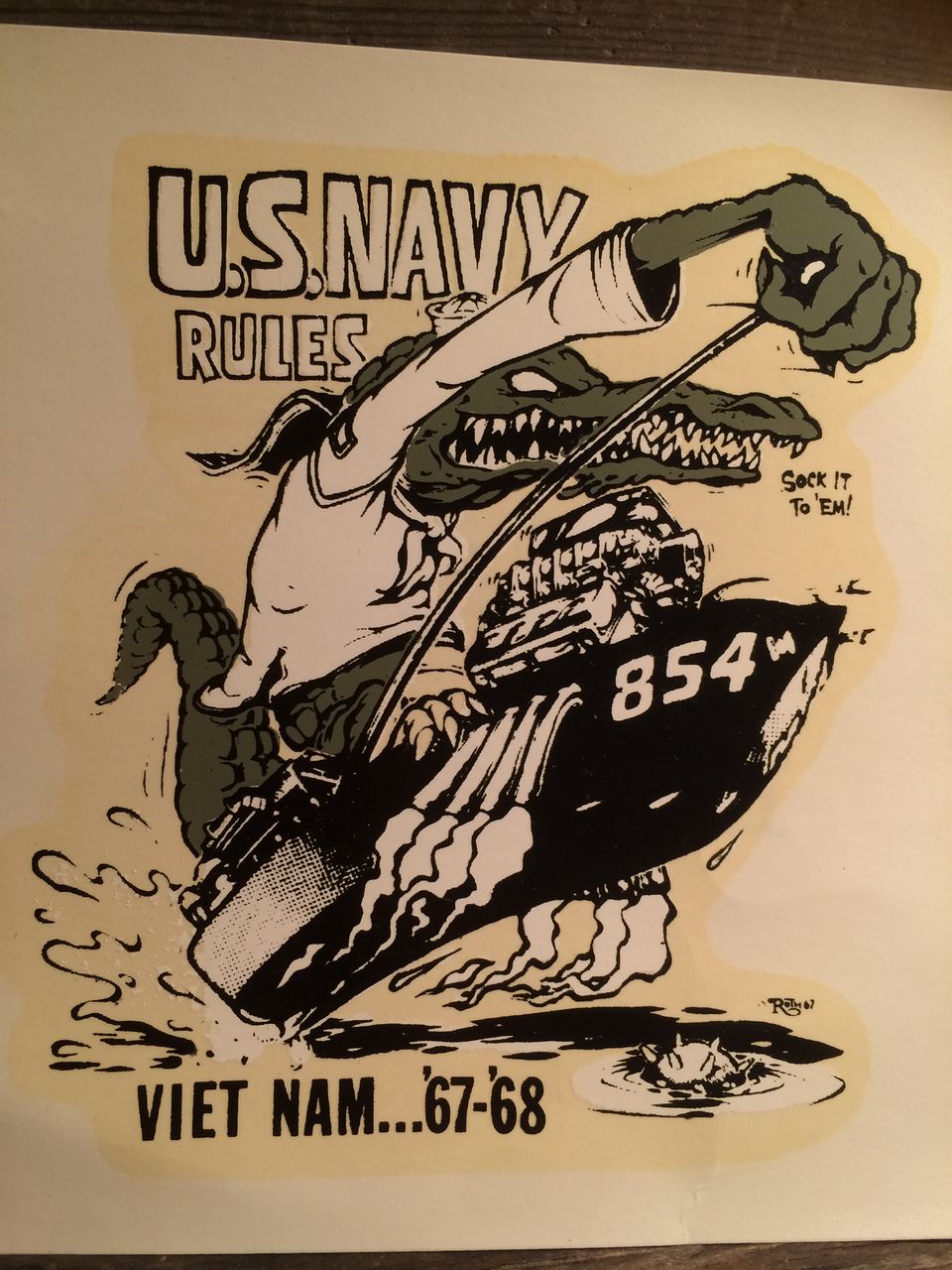 ビンテージ ED ROTH WATERDECAL エドロス 水貼りシール - 通販