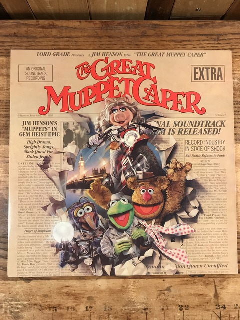 Vintage The Great Muppet Caper LP Record (1)