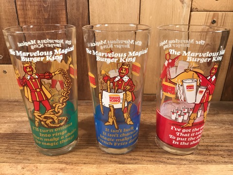 Vintage The Marvelous Magical Burger King Glass
