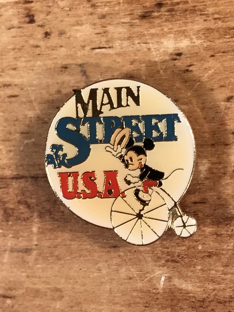 Vintage Disneyland Mickey Mouse Main Street Enamel Pins