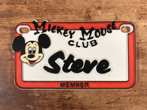 Vintage Disney Mickey Mouse Club Member Name Plate (4)