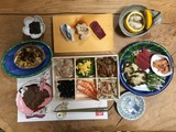 迎春の祝い膳\(^o^)/ 握りも手づくりです