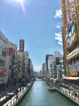 大阪の観光スポット道頓堀川