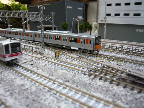 北秋日部駅(R)構内と東武50050系と20000系