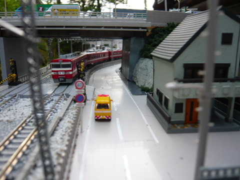 北秋日部駅(R)付近と東武1819編成その4