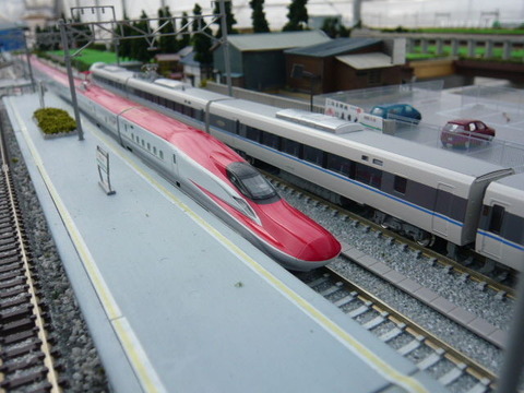 羽度大木駅(18')とE6系その3