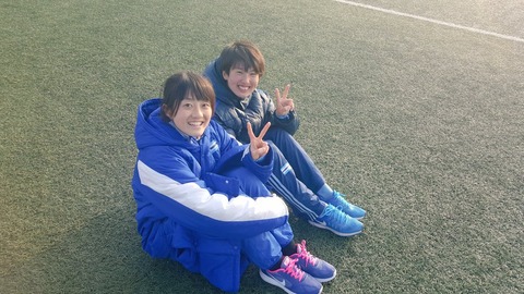 高校女子サッカー 十文字 トレーニングウェア : ジャージ