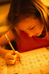 【吉岡】勉強する女の子