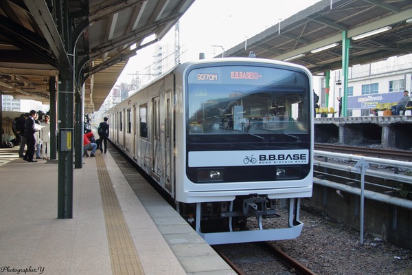 【フォトレポート】JR東日本、自転車を折りたたまず乗車できる列車「B.B.BASE」を報道陣に公開 報道陣向け試乗会を実施