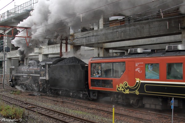 JR東日本、快速「SLばんえつ物語」号C57形180号機蒸気機関車不具合でディーゼル機関車がけん引
