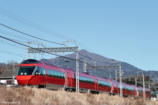 小田急電鉄、特急ロマンスカー・GSE（70000形）臨時列車が3日間限定で「あしがら号」復活！