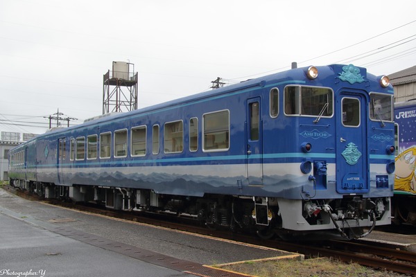 JR西日本、観光列車「あめつち」を島根県石見地方で運転