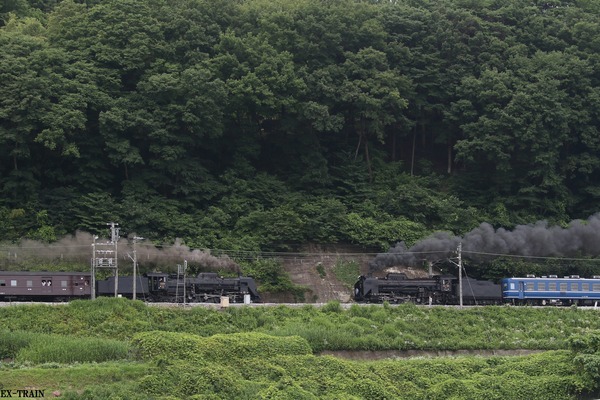 JR東日本、織姫と彦星の蒸気機関車が上越線で出会う！