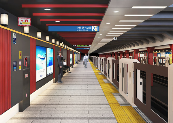 東京メトロ、銀座線浅草駅ホームドア使用開始日が6月24日に決定！