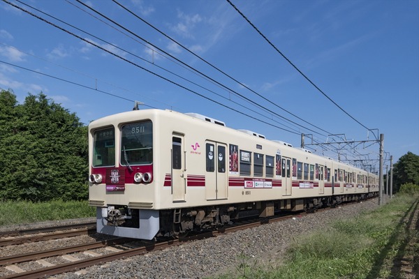 新京成電鉄、「千葉ジェッツふなばし」ラッピング電車を9月27日から運転