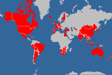 visited countries