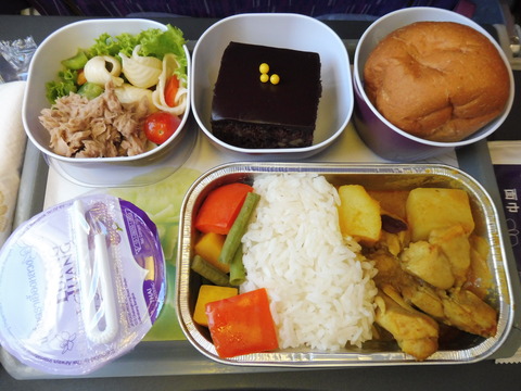 帰国1 機内食