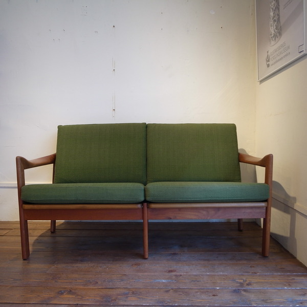 ●希少 デンマーク製 イルム・ヴィッケルソー シングルソファ● 2seater Sofa Illum Wikkelso オーク 北欧家具 通販 CLOVERSKY