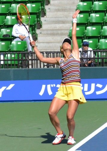 東レ パン・パシフィックオープン・テニス 江口実沙 対 青山修子