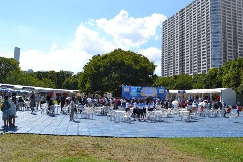 東レ パン・パシフィックオープン・テニス 広場