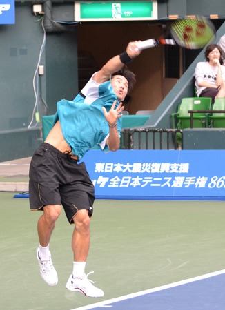 松井俊英 ニッケ全日本テニス選手権準決勝