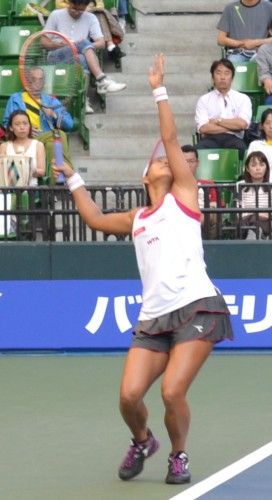 東レ パン・パシフィックオープン・テニス 波形純理 対 尾崎里紗