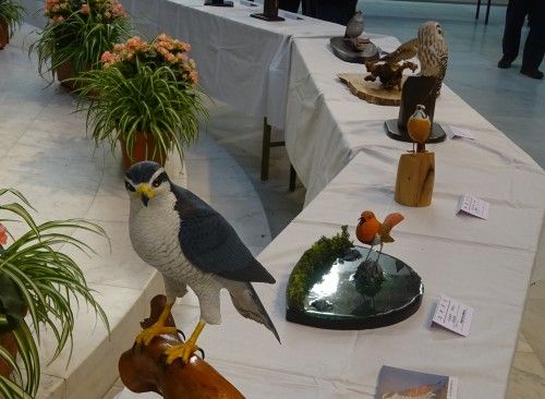 バードカーヴィング作品展の作品 そごう横浜店9階 センタープラザ
