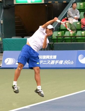 田川翔太 ニッケ全日本テニス選手権準決勝