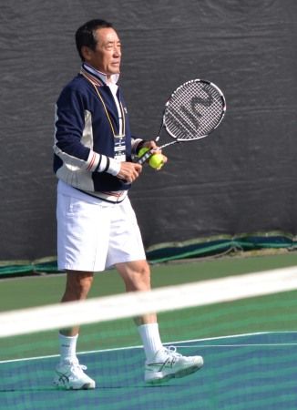 坂井利郎プロ ニッケ全日本テニス選手権(団塊テニススクール