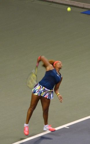 東レ パン・パシフィックオープン・テニス シングルス1回戦 大坂なおみが土居美咲に勝利 2回戦へ