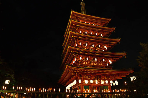 高幡不動尊萬燈会201611