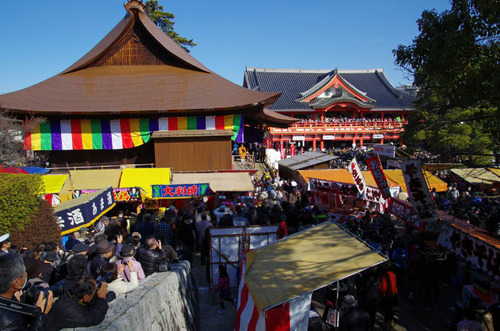 高幡不動尊豆まき2013