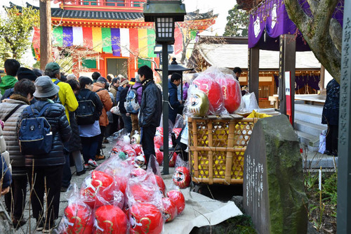 高幡不動尊初不動だるま市201701