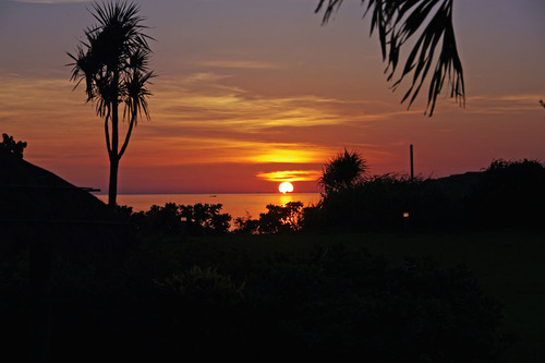 石垣島の夕暮れ201008-4