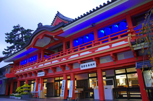 高幡不動ブルーライトアップ2013-6