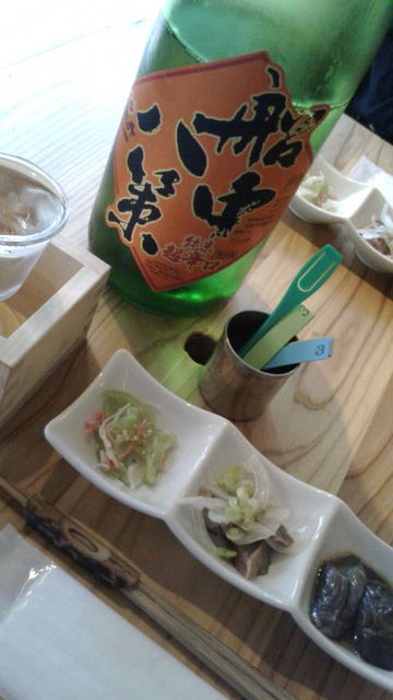 (2)「土佐酒バル」で「船中ひやおろし」